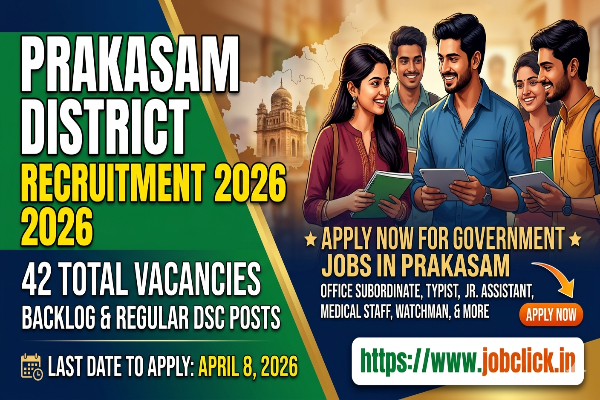 Prakasam District Recruitment 2026