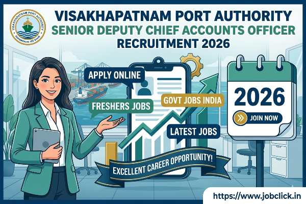 Visakhapatnam Port Authority Senior Deputy Chief Accounts Officer Recruitment 2026