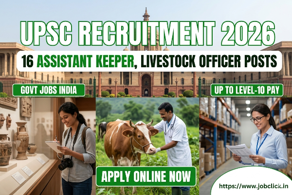 UPSC Recruitment 2026
