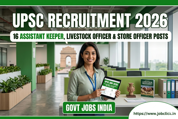 UPSC Recruitment 2026
