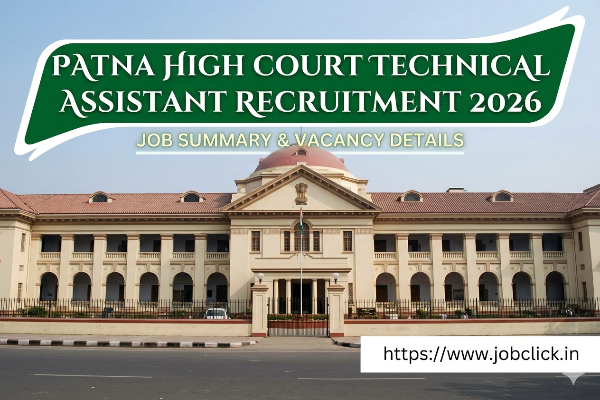 Patna High Court Technical Assistant Recruitment 2026