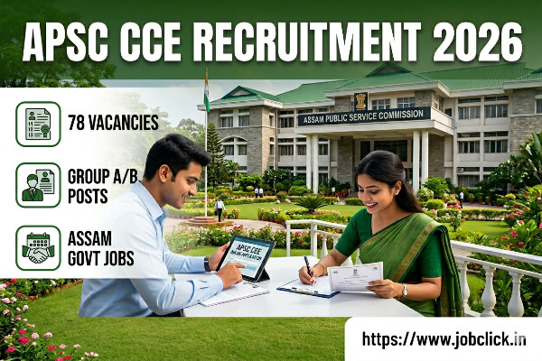 APSC CCE Recruitment 2026