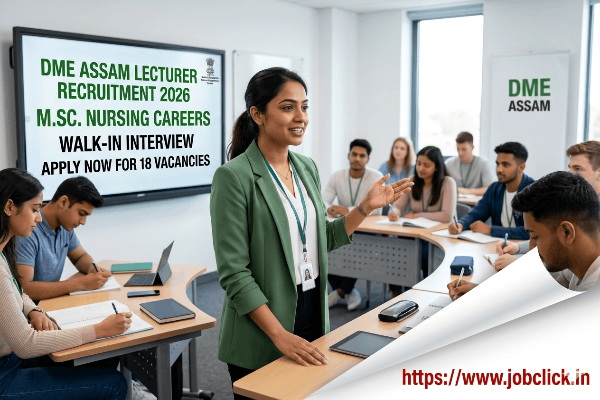 DME Assam Lecturer Recruitment 2026