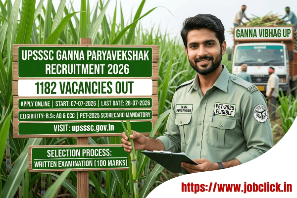 UPSSSC Sugarcane Supervisor Recruitment 2026