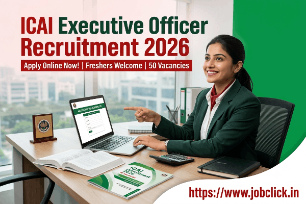 ICAI Executive Officer Recruitment 2026