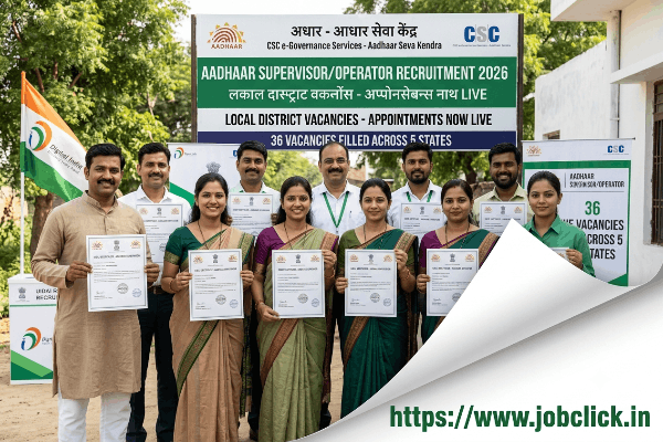 Aadhaar Supervisor Recruitment 2026